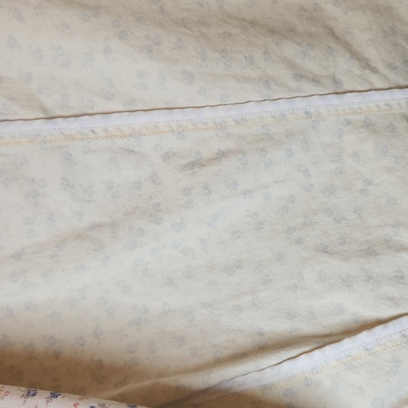 Vintage Liz Claiborne LizWear Jeans Women's Cream Cotton  Floral Blazer Size L - Picture 12 of 13